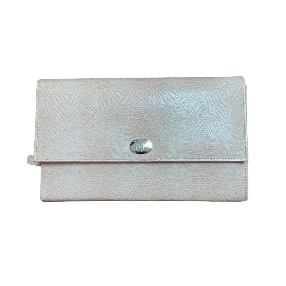 Pottery Barn Wolf Ladies Light Pink Fold-Over Closure Jewelry Portfolio